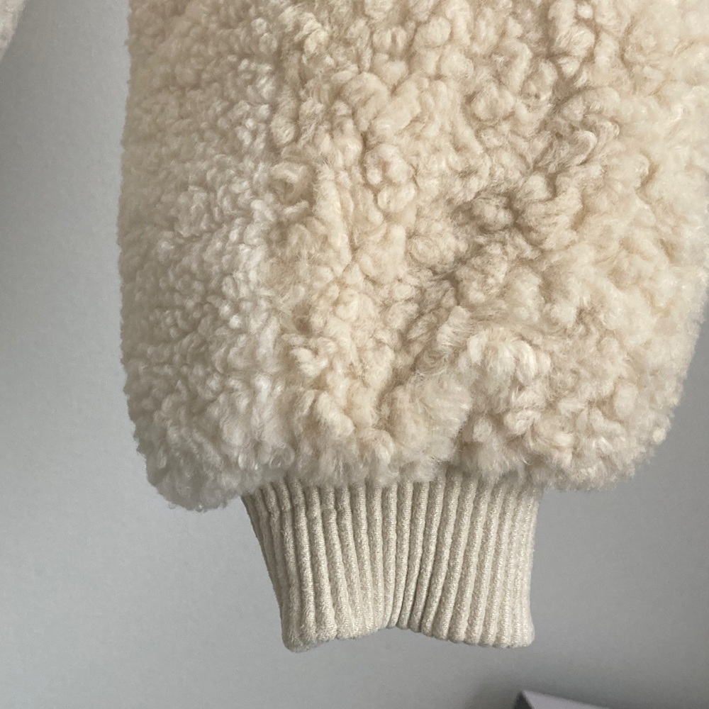 Anthropologie DH New York Sherpa-Fleece Bomber Jacket - Picture 11 of 16